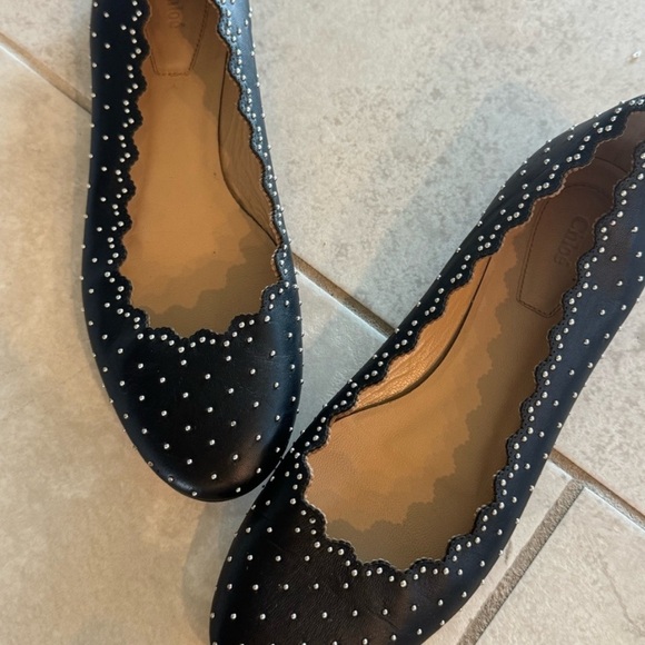 Chloé Lauren Studded Ballet Flats 5.5 - Picture 6 of 7